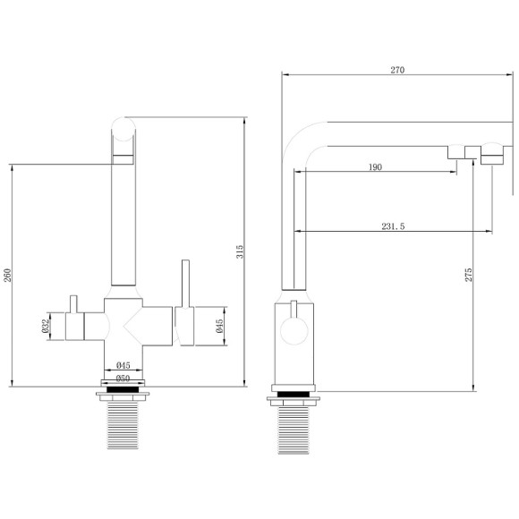 Смеситель для кухни Abber Emotion AF8814G Золото матовое Смеситель для кухни Abber Emotion AF8814G Золото матовое