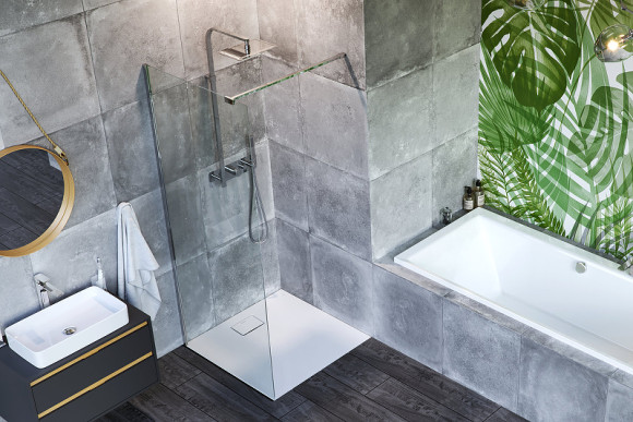 Душевая система Excellent Rain Krotos AREX.8081CR Хром