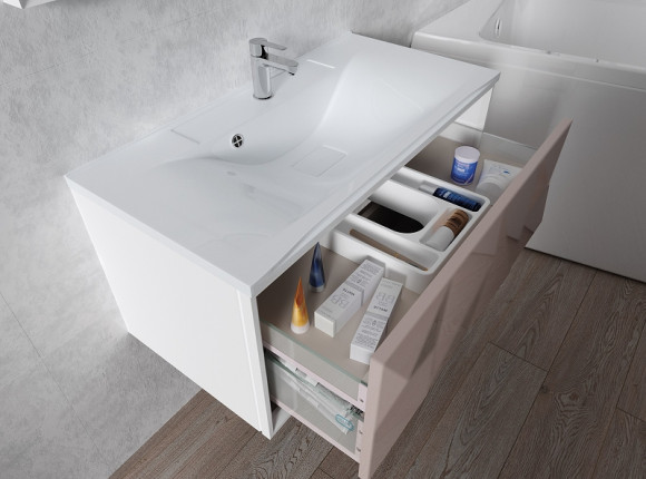 Тумба под раковину Marka One Romb 90П У67845 подвесная Cappuccino Тумба под раковину Marka One Romb 90П У67845 подвесная Cappuccino