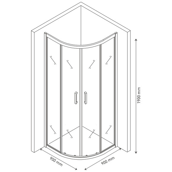 Душевой уголок Berges Solo R 90х90 061108 профиль Хром сильвер стекло прозрачное Душевой уголок Berges Solo R 90х90 061108 профиль Хром сильвер стекло прозрачное