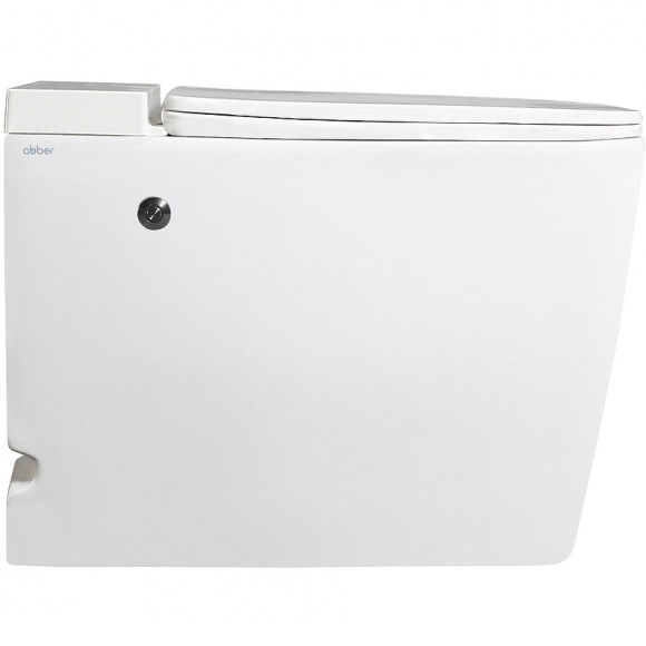 Унитаз Abber Rechteck AC1212P приставной с сиденьем Микролифт