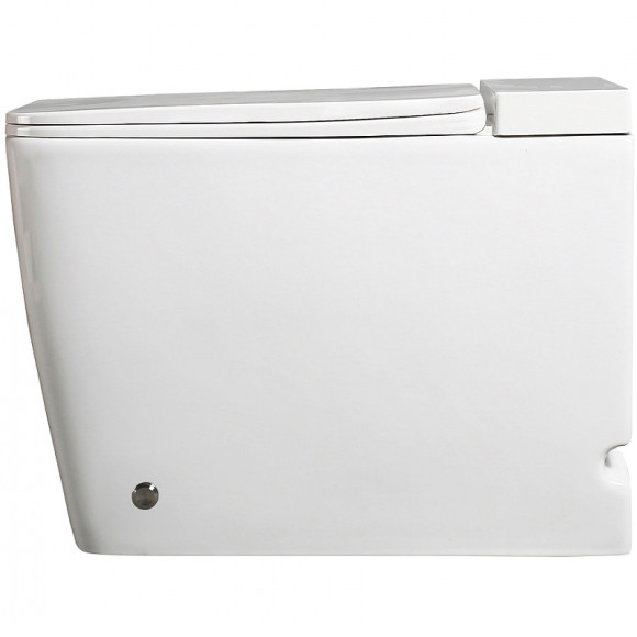 Унитаз Abber Rechteck AC1212P приставной с сиденьем Микролифт
