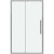 Душевая дверь Grossman Cosmo 120 100.K33.02.120.10.00 профиль Хром стекло прозрачное
