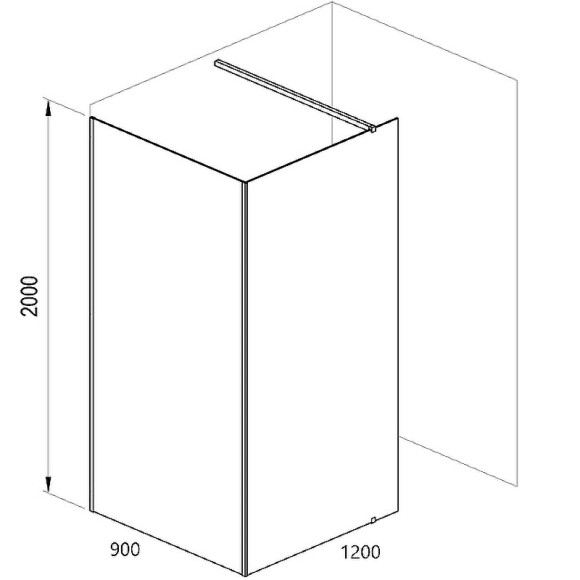 Душевая перегородка Ravak ST Walk-In Corner 120х90 GW1CG7C00Z1 профиль Хром стекло Transparent Душевая перегородка Ravak ST Walk-In Corner 120х90 GW1CG7C00Z1 профиль Хром стекло Transparent