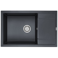 Кухонная мойка Paulmark Flugen 60 PM317850-BLM Черный металлик