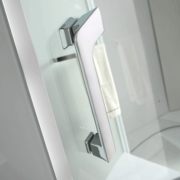 Душевая кабина Orans 120x90 L 89105ls с баней профиль Белый задние стенки Белые