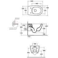 Унитаз Globo 4ALL MDS03.BO подвесной Белый матовый без сиденья