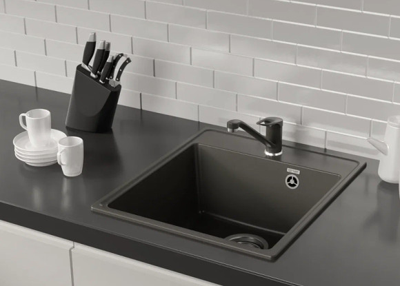 Кухонная мойка Ulgran Quartz Forte 425-09 Асфальт