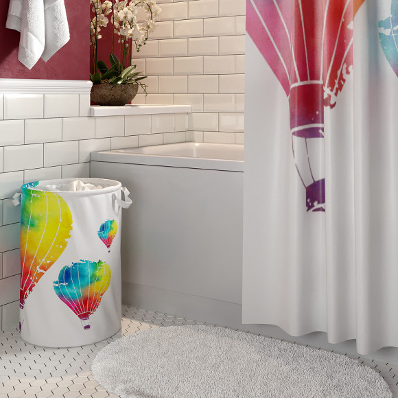 Корзина для белья WasserKRAFT Rossel WB-572 цветная Корзина для белья WasserKRAFT Rossel WB-572 цветная