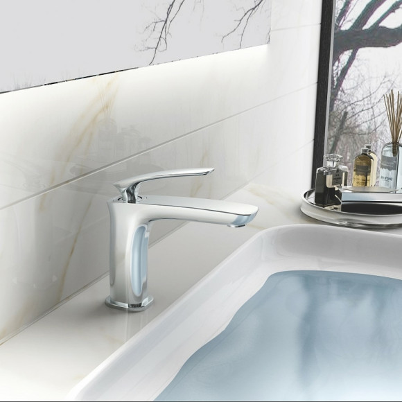 Смеситель для раковины Haiba HB10616 Хром Смеситель для раковины Haiba HB10616 Хром