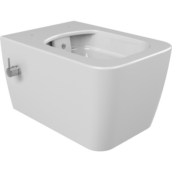 Унитаз биде Boheme Zen 967-SET-2-W подвесной Белый глянец с сиденьем Микролифт