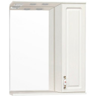 Зеркало со шкафом Style Line Олеандр 2 Люкс 65 ЛС-00000202 с подсветкой Рельеф пастель Зеркало со шкафом Style Line Олеандр 2 Люкс 65 ЛС-00000202 с подсветкой Рельеф пастель