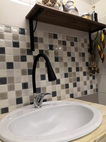 Смеситель для кухни Rav Slezak Sazava SA506.5/13 Черный Хром Смеситель для кухни Rav Slezak Sazava SA506.5/13 Черный Хром