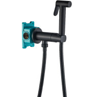 Гигиенический душ со смесителем ALMAes Agata AL-877-05 Черный матовый Гигиенический душ со смесителем ALMAes Agata AL-877-05 Черный матовый