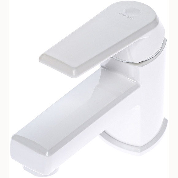 Смеситель для раковины Orange OneLife P02-021w Белый Смеситель для раковины Orange OneLife P02-021w Белый