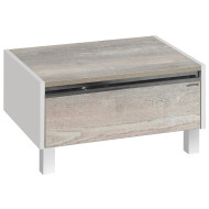 Комод Aquaton Капри 55 1A231003KPDA0 Бетон пайн Белый