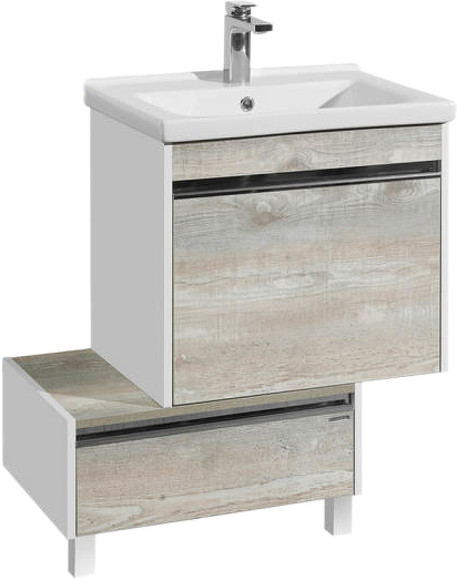 Комод Aquaton Капри 55 1A231003KPDA0 Бетон пайн Белый