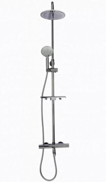 Душевая система WeltWasser TS 6270 10000001733 с термостатом Хром Душевая система WeltWasser TS 6270 10000001733 с термостатом Хром