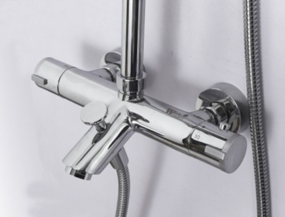 Душевая система WeltWasser TS 6270 10000001733 с термостатом Хром Душевая система WeltWasser TS 6270 10000001733 с термостатом Хром