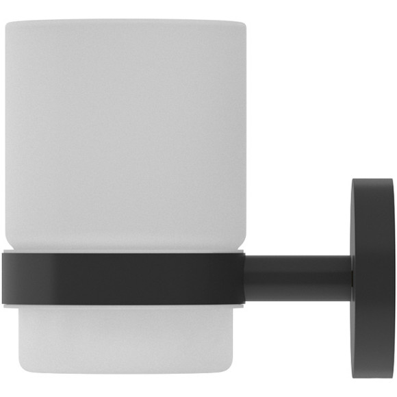 Стакан для зубных щеток Cezares Relax RELAX-TUMS-NOP Черный матовый Стакан для зубных щеток Cezares Relax RELAX-TUMS-NOP Черный матовый