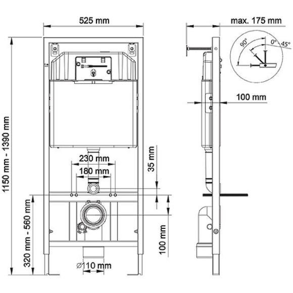 Комплект унитаза AQUAme AQM2002 с инсталляцией Berges Novum D5 040235 с сиденьем Микролифт и Черной матовой клавишей смыва Комплект унитаза AQUAme AQM2002 с инсталляцией Berges Novum D5 040235 с сиденьем Микролифт и Черной матовой клавишей смыва
