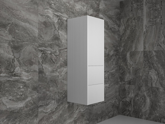 Шкаф пенал Style Line Стокгольм 36 ЛС-00002316 подвесной Белый рифленый софт Шкаф пенал Style Line Стокгольм 36 ЛС-00002316 подвесной Белый рифленый софт