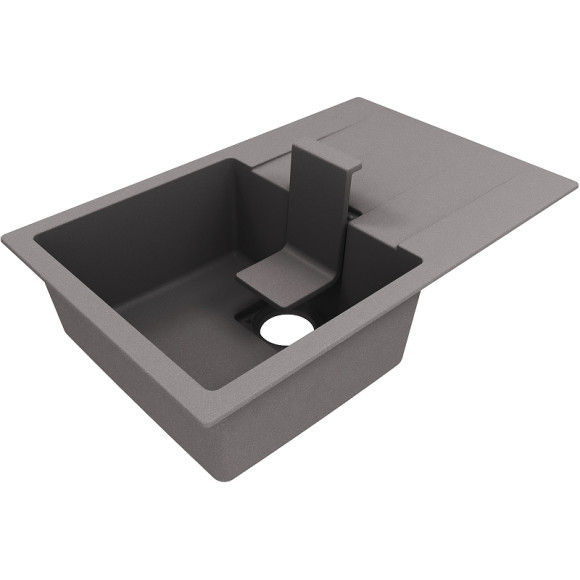 Кухонная мойка Florentina Ривьера-860 20.485.D0860.307 Серый шелк Кухонная мойка Florentina Ривьера-860 20.485.D0860.307 Серый шелк