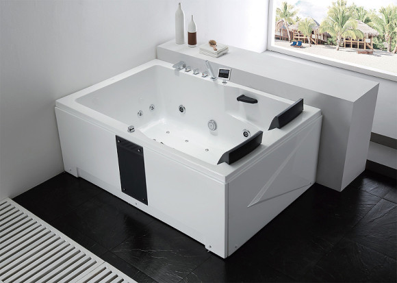 Акриловая ванна Gemy 181х121 G9061 K L с гидромассажем