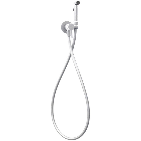 Душевая система Paffoni Light KITZLIQ019BO046 с термостатом и гигиеническим душем Белый матовый