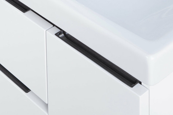 Тумба под раковину Aquaton Рене 56 1A258501NRC80 подвесная Белая Грецкий орех