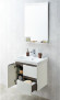Тумба под раковину Aquaton Рене 56 1A258501NRC80 подвесная Белая Грецкий орех
