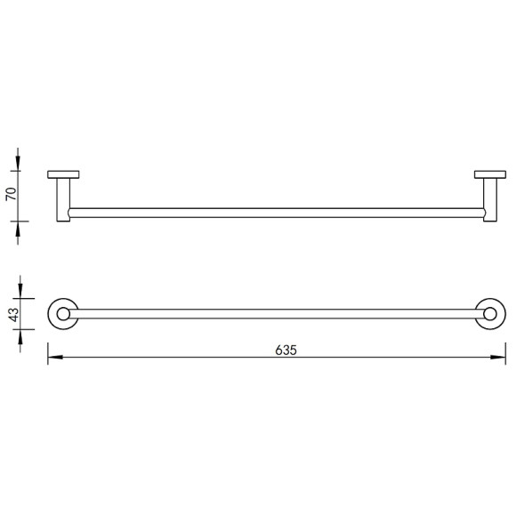 Полотенцедержатель Whitecross Ergo gunmetal ER2252GM Оружейная сталь Полотенцедержатель Whitecross Ergo gunmetal ER2252GM Оружейная сталь