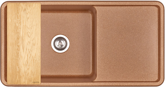 Кухонная мойка Aquaton Беллис 97 1A725132BS270 Терракот