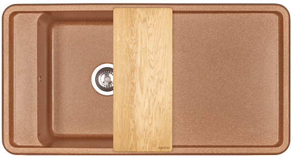 Кухонная мойка Aquaton Беллис 97 1A725132BS270 Терракот