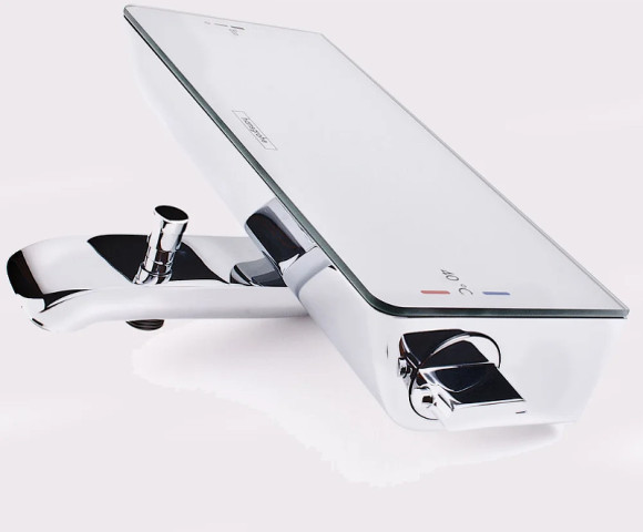 Смеситель для ванны Hansgrohe Ecostat Select 13141000 с термостатом Хром