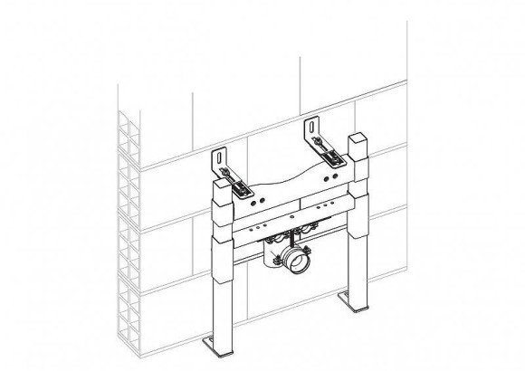 Инсталляция BelBagno BB024-BD для биде с крепежом Инсталляция BelBagno BB024-BD для биде с крепежом