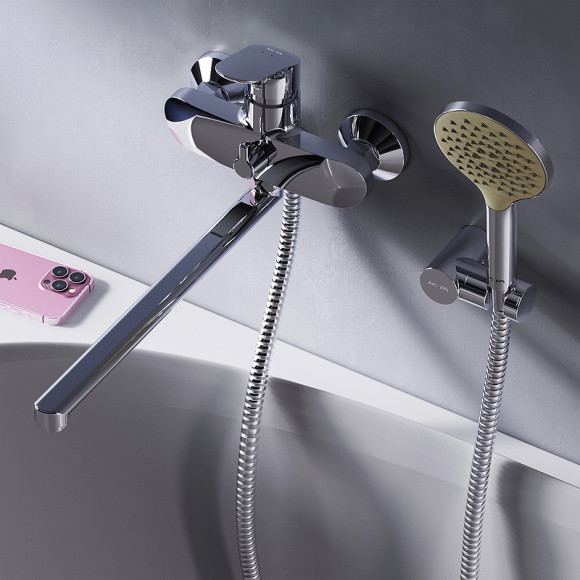 Смеситель для ванны AM.PM Like F8095000 универсальный Хром Смеситель для ванны AM.PM Like F8095000 универсальный Хром