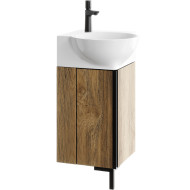 Тумба под раковину Aqwella Porto 45 POR0104DB угловая Дуб балтийский Тумба под раковину Aqwella Porto 45 POR0104DB угловая Дуб балтийский