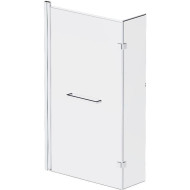 Шторка на ванну Damixa Skyline 80х140 DX35WBS-D7W1-150MT профиль Хром стекло прозрачное