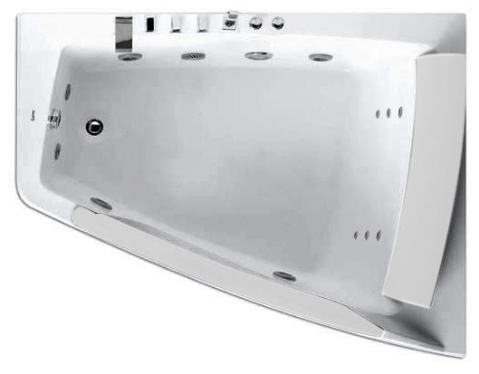 Акриловая ванна Gemy G9056BR 170х130 с гидромассажем Акриловая ванна Gemy G9056BR 170х130 с гидромассажем
