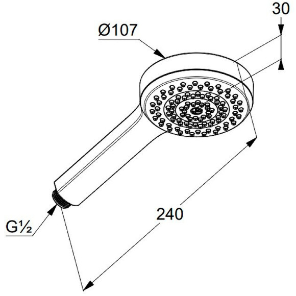 Ручной душ Kludi Dive 6881005-00 Хром