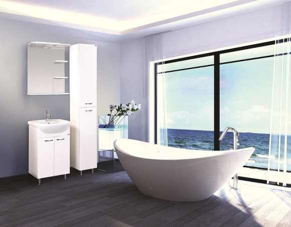 Зеркало Onika Коралл 60.01 206001 с подсветкой Белое