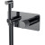 Гигиенический душ со смесителем Boheme Stick 127-SGM.3 Оружейная сталь глянцевая