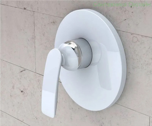 Смеситель для душа Kludi Balance 526559175 Белый Хром Смеситель для душа Kludi Balance 526559175 Белый Хром