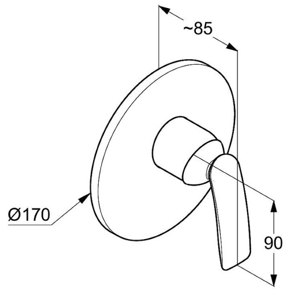Смеситель для душа Kludi Balance 526559175 Белый Хром Смеситель для душа Kludi Balance 526559175 Белый Хром