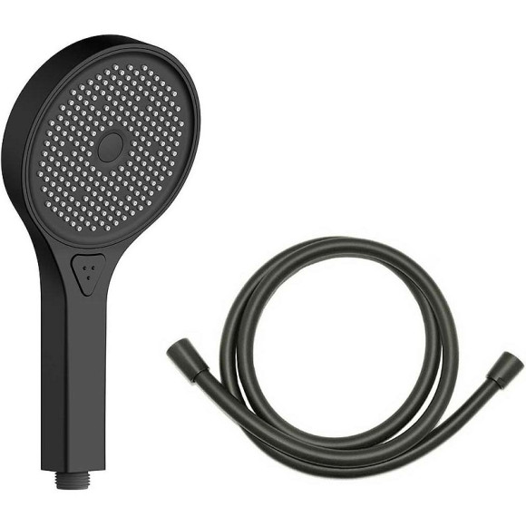 Душевая система Vincea VSFW-422T2MB с термостатом Черная матовая