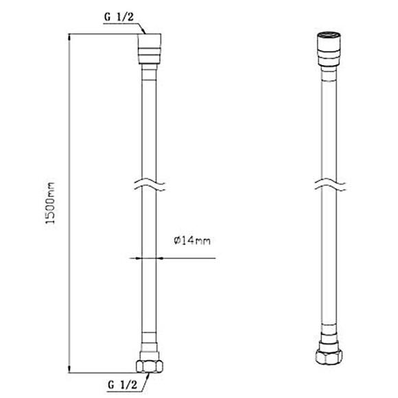 Душевая система Vincea VSFW-422T2MB с термостатом Черная матовая