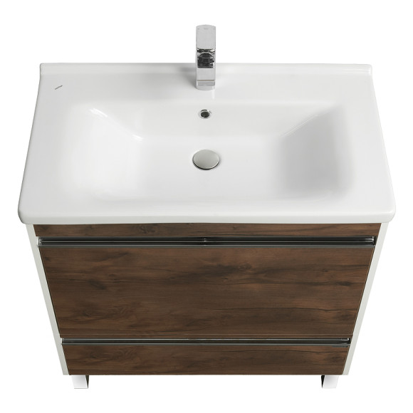 Тумба под раковину Aquaton Капри 80 1A230201KPDB0 подвесная Таксония темная