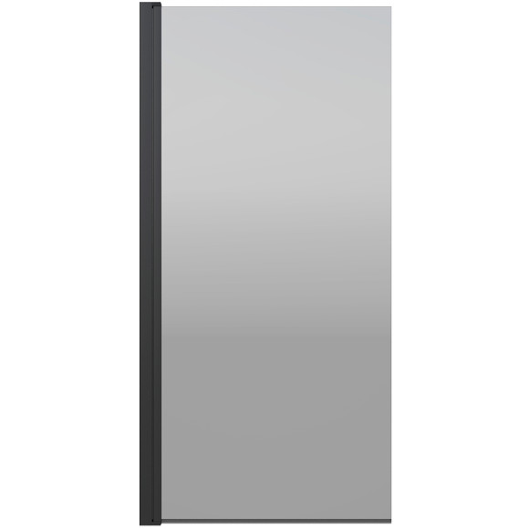 Шторка на ванну Berges River S Black 90х145 065017 профиль Черный матовый стекло тонированное Шторка на ванну Berges River S Black 90х145 065017 профиль Черный матовый стекло тонированное