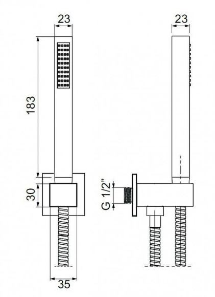 Душевой гарнитур Cezares CZR-L-DEFA-02 Бронза